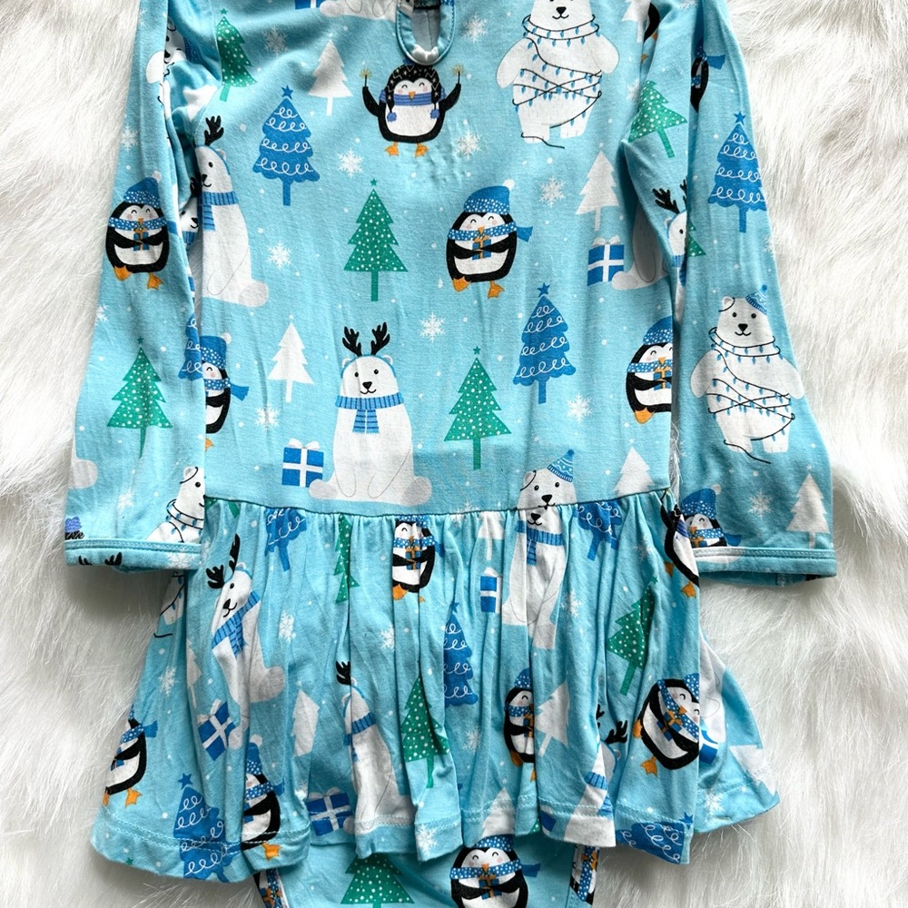 Bums and Roses Ruffle Dress - Picture 2 of 3